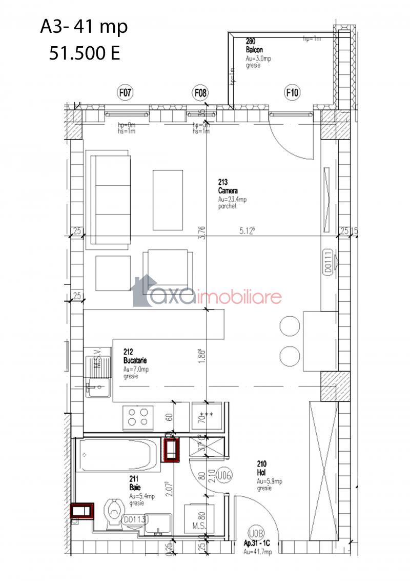 Apartament 1 camere de vanzare in Cluj-Napoca, cartier Zorilor