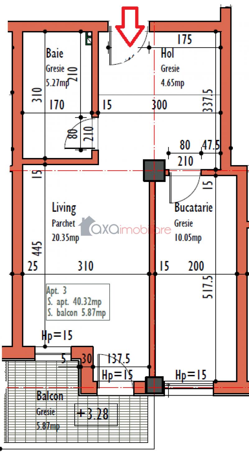 Apartament 1 camere de vanzare in Cluj-Napoca, cartier Marasti