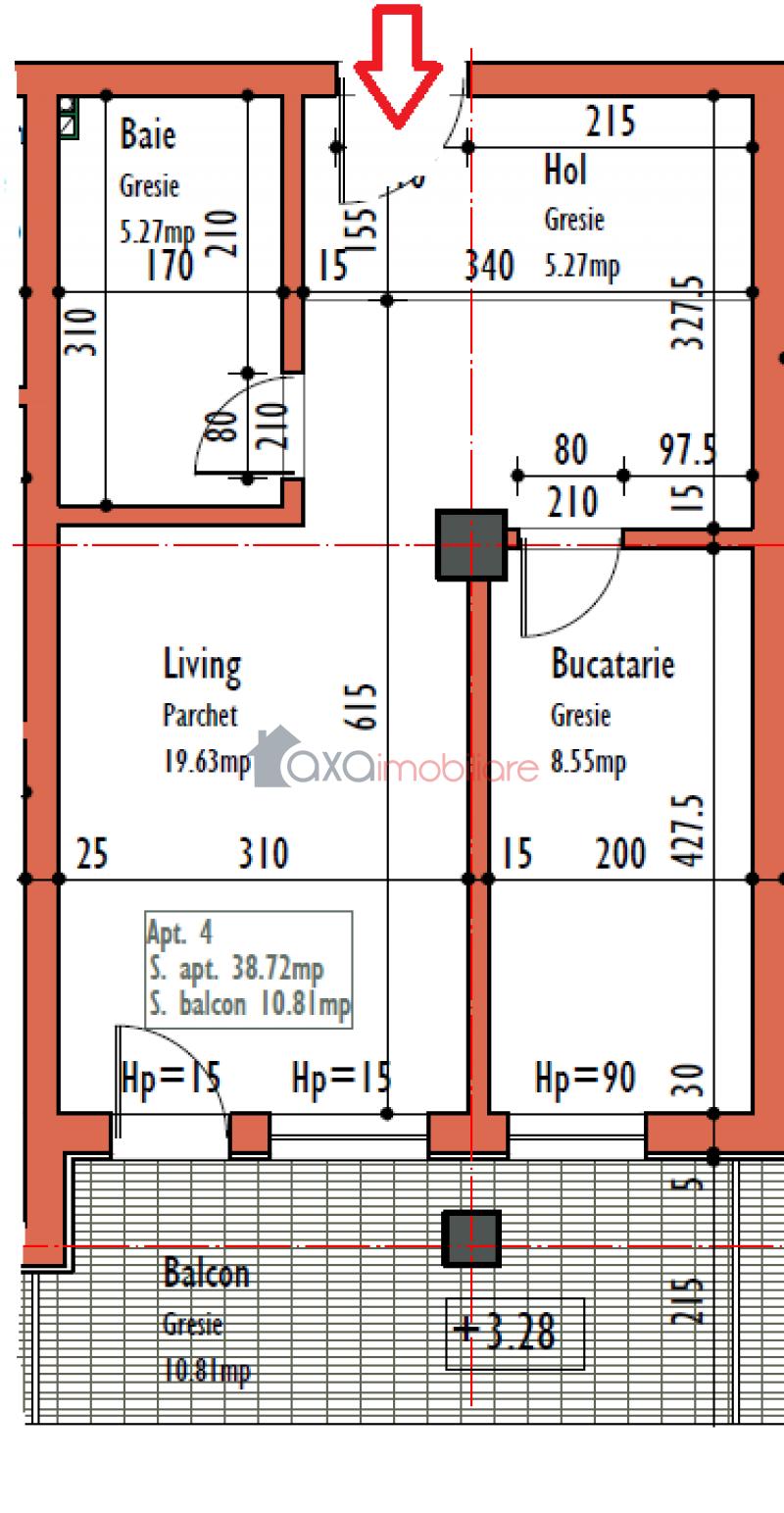 Apartament 1 camere de vanzare in Cluj-Napoca, cartier Marasti