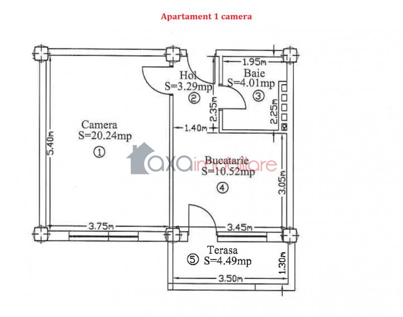 Apartament 1 camere de vanzare in Cluj-Napoca, cartier Gheorgheni