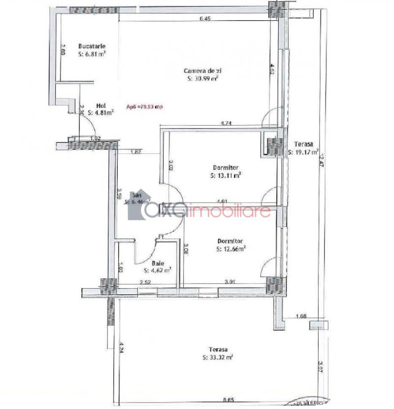 Apartment 3 rooms for sell in Cluj-napoca, ward Zorilor